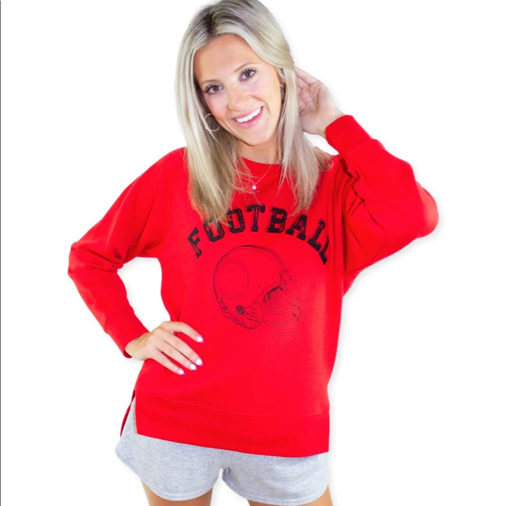 August Bleu football sweatshirt